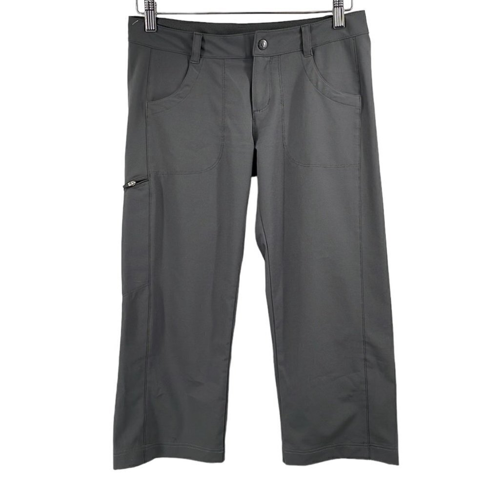 PATAGONIA cropped pants gray hiking active outdoor pants sz 2 common threads